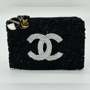 custom made MOYNA brand heavy Quality shiny beaded large coin purse